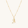 Script Initial Necklaces