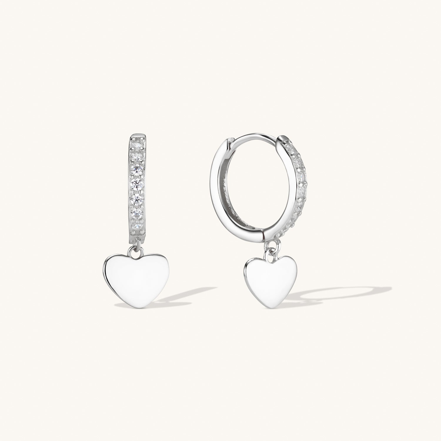 Amore hoop earrings