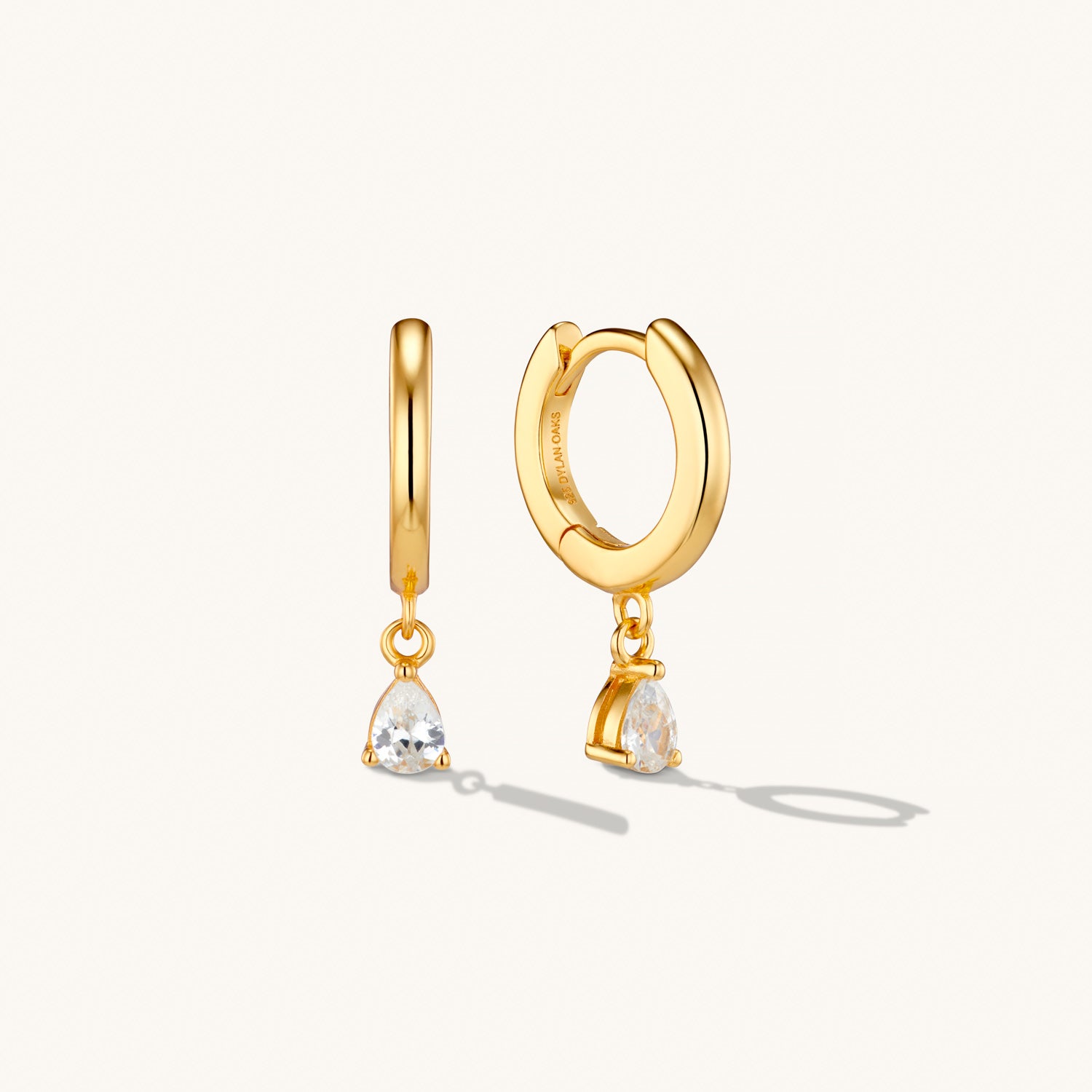 Recycled Sterling Silver And Copper Double Hoop Drop Earrings Handmade In Scotland