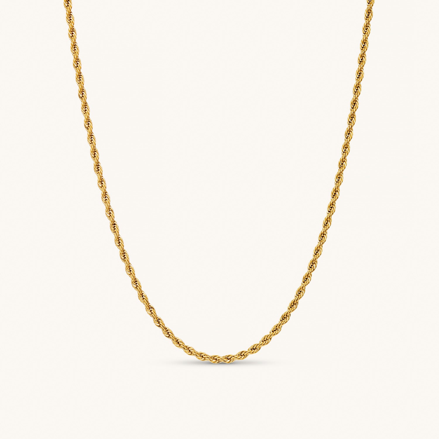Rope Chain Necklace In Gold – Dylan Oaks UK