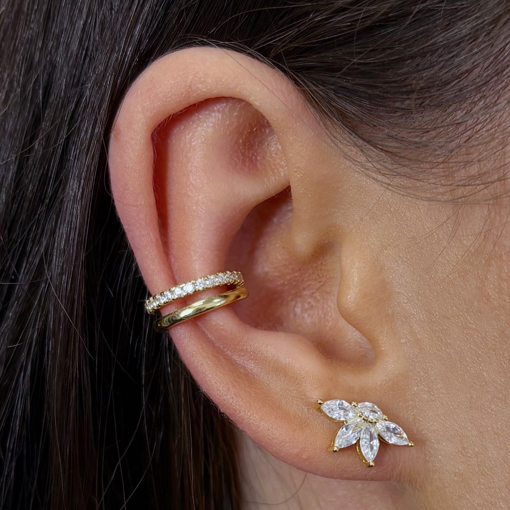 Lisa's Ear Stack Bundle in Gold – Dylan Oaks UK