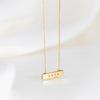 Letter Bar Necklaces